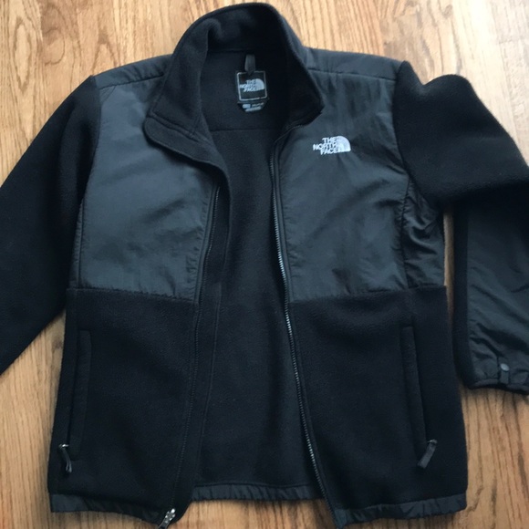 North Face Black zip up Fleece Jacket - Picture 1 of 5
